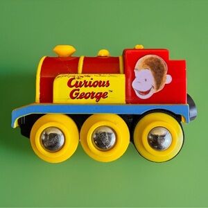 Brio Curious George Engine 32910 Vintage Toy - Mfg. In 2001